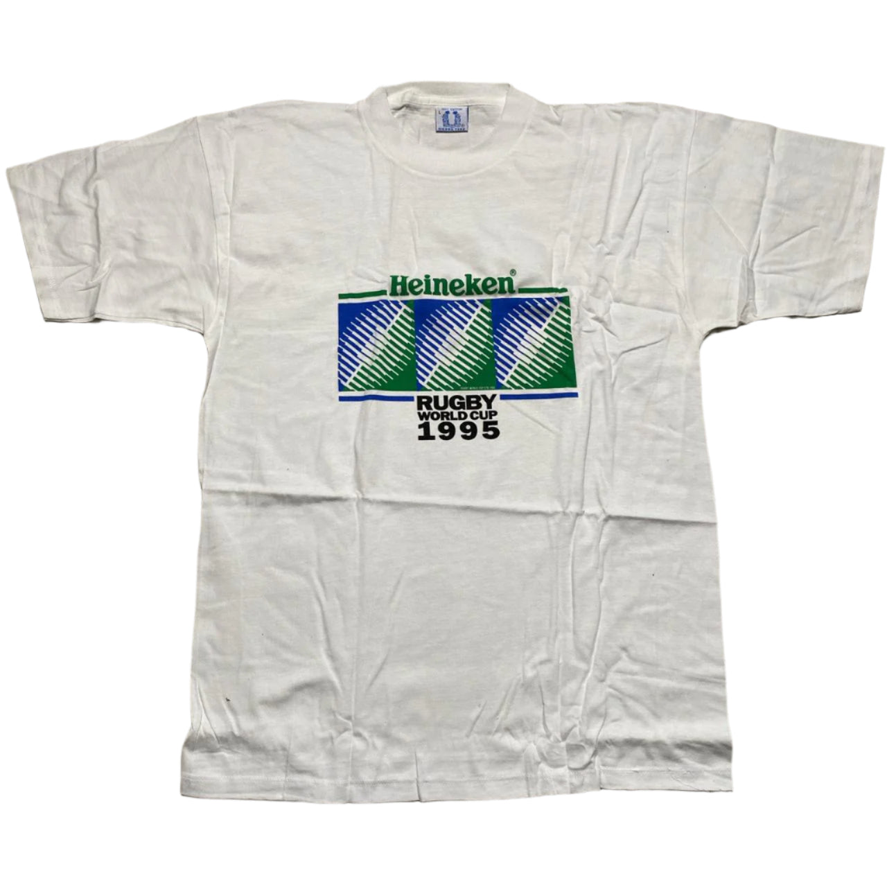 Heineken 1995 Rugby World Cup T-Shirt white and green (L)