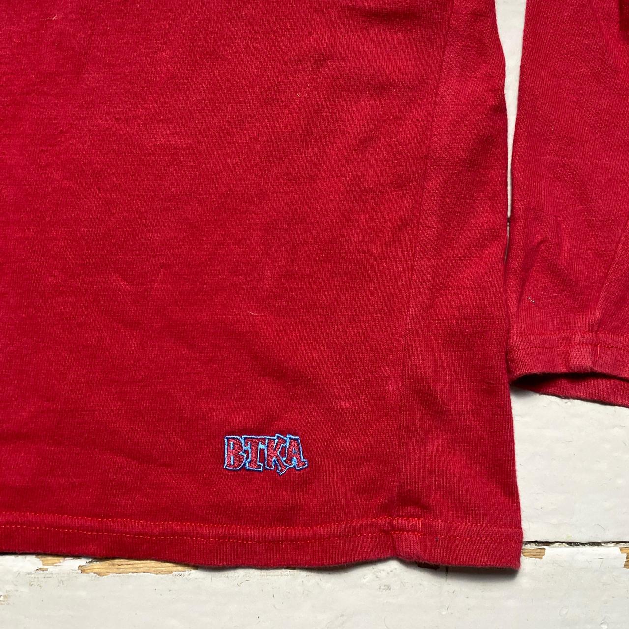 BTKA Born To Kick Arsenal Red Cream and Blue Jumper