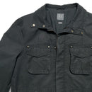 Armani Exchange Black Military Style Cargo Jacket