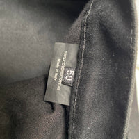 Gucci Vintage Black Brushed Velour Velvet Jeans (30W)