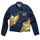 Levis 70500 Navy Vintage Comic Book Marvel Custom Denim Jacket (L)