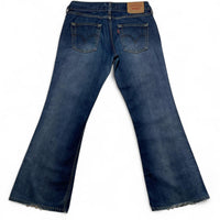 Levis 559 03 Womens Marissa Distressed Flared Jeans
