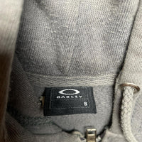 Oakley Vintage Grey and White Hoodie (S)