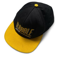 Rabble Patta Black and Yellow Vintage Snapback Cap