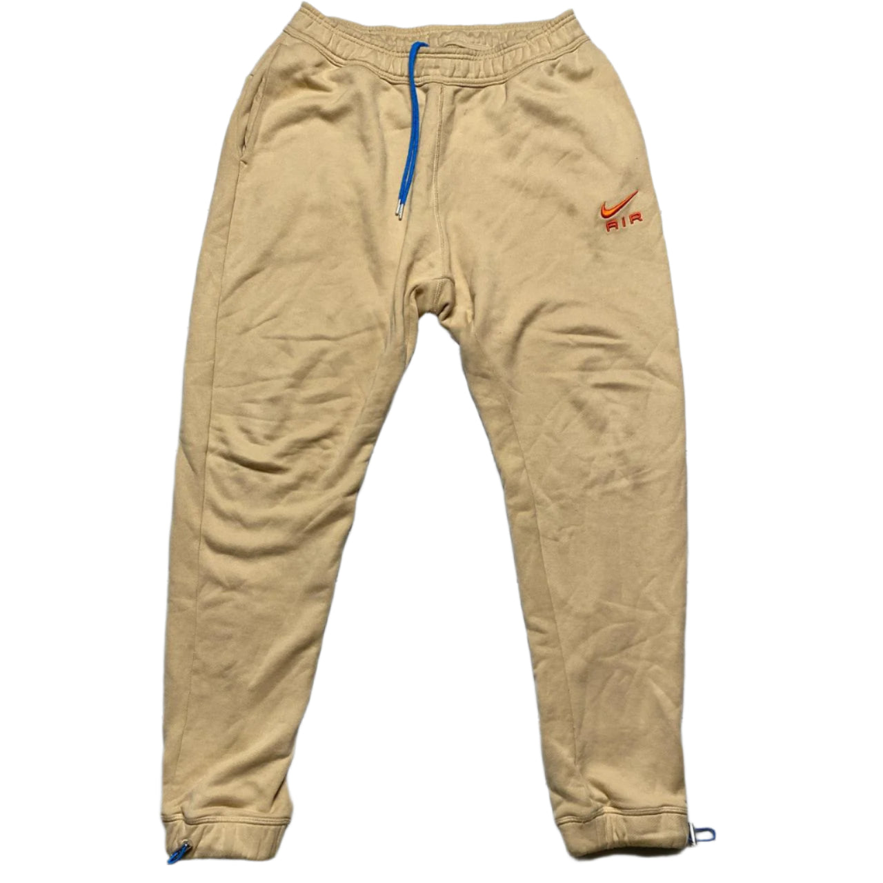Nike Air Beige Cream and Orange Joggers (M)