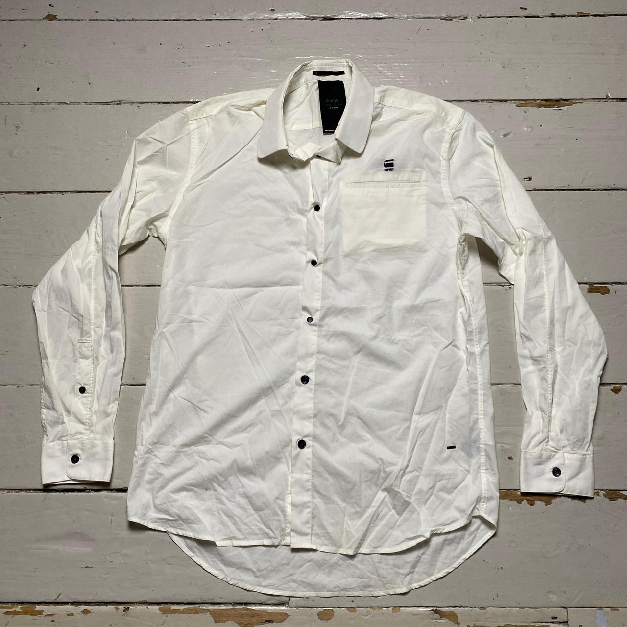 White G-Star RAW button-up Shirt