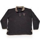 Guinness Quarter Zip Vintage Jumper Grey and Cream (XL)