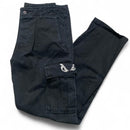 Lifes a Beach No Fear Eyes Cargo Trousers Black and White (32W)