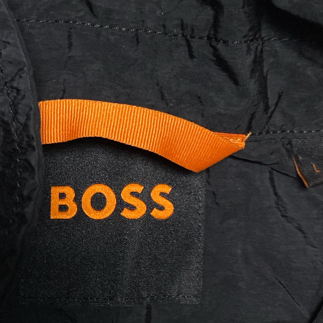 Hugo Boss Black and Orange Light Windbreaker Jacket (L)