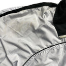 Fubu Vintage White Shell Tracksuit Windbreaker Jacket White and Black (L)