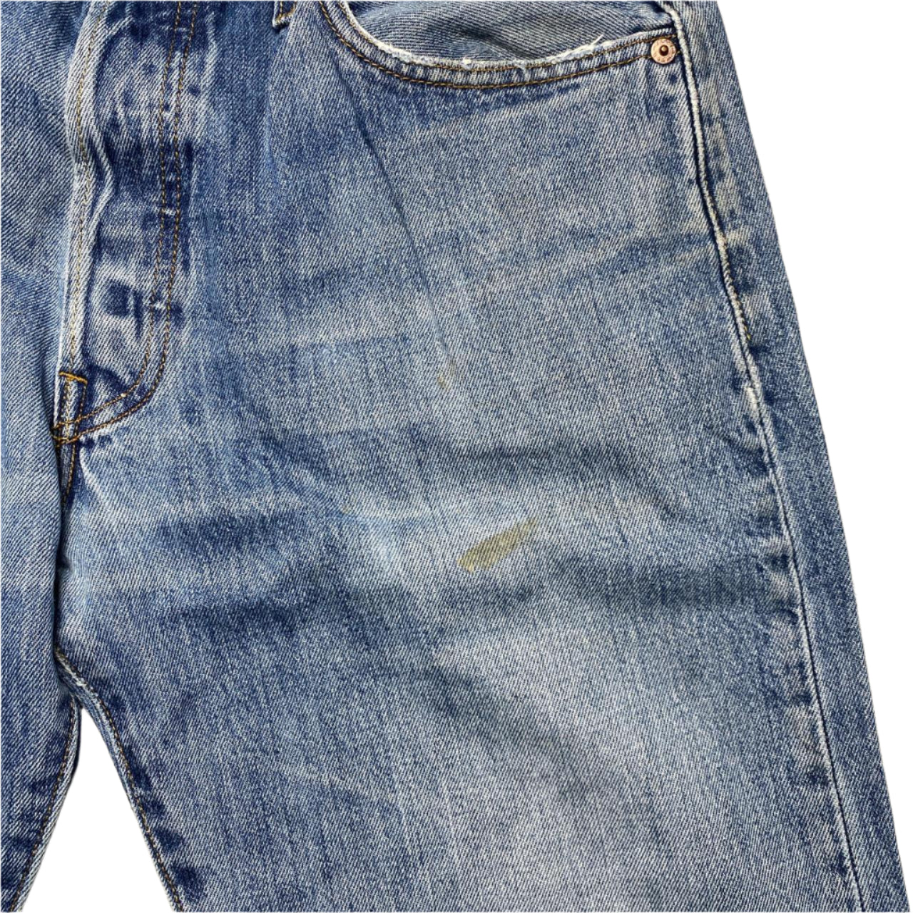 Levis 501 Baggy Light Blue Jeans (34W)