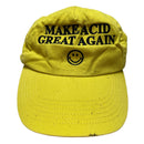 Make Acid Great Again Smiley Yellow and Black Cap