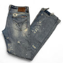 Dolce and Gabbana Vintage Distressed Light Blue Baggy Jeans (32W)