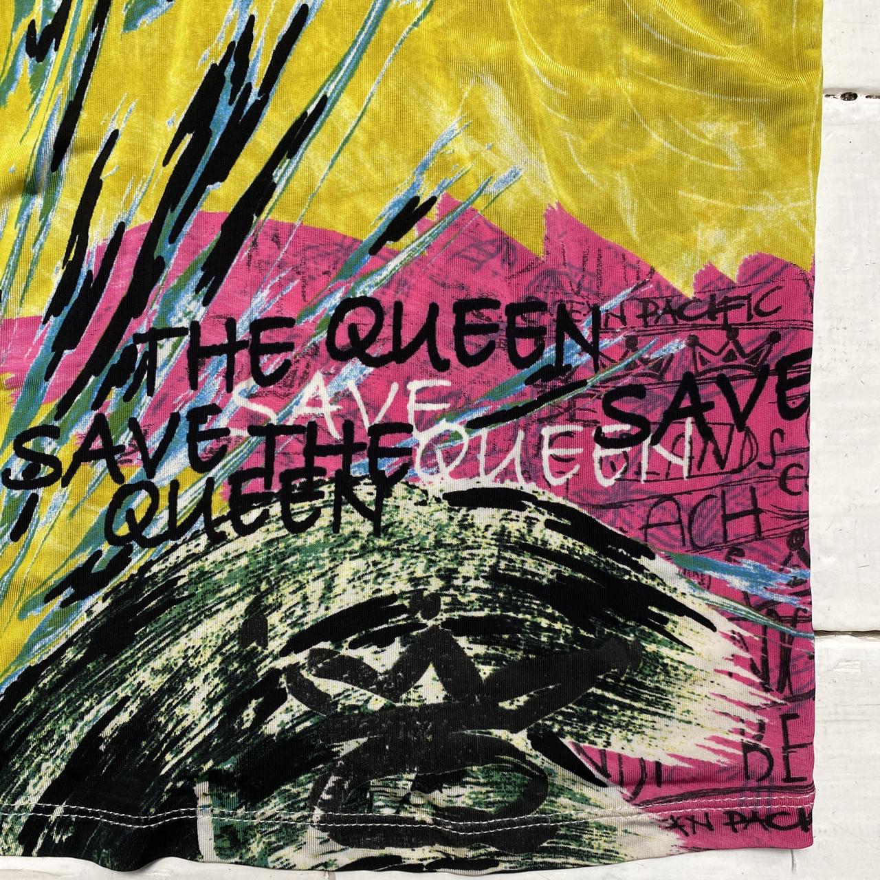 Versace Jeans Couture Save The Queen Vintage multicoloured graphic print top (S)