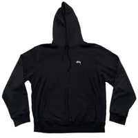 Stussy Black and White Basics Hoodie (XL)