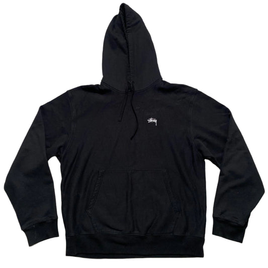 Stussy Black and White Basics Hoodie (XL)
