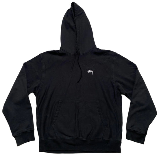 Stussy Black and White Basics Hoodie (XL)