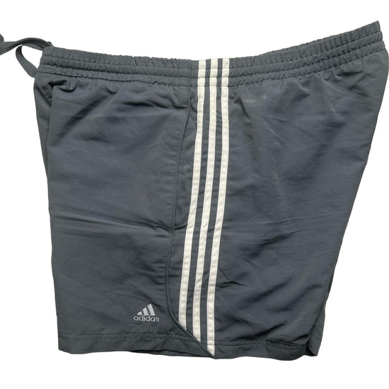 Adidas Grey and White Clima365 Performance Essentials Shell Shorts (L)