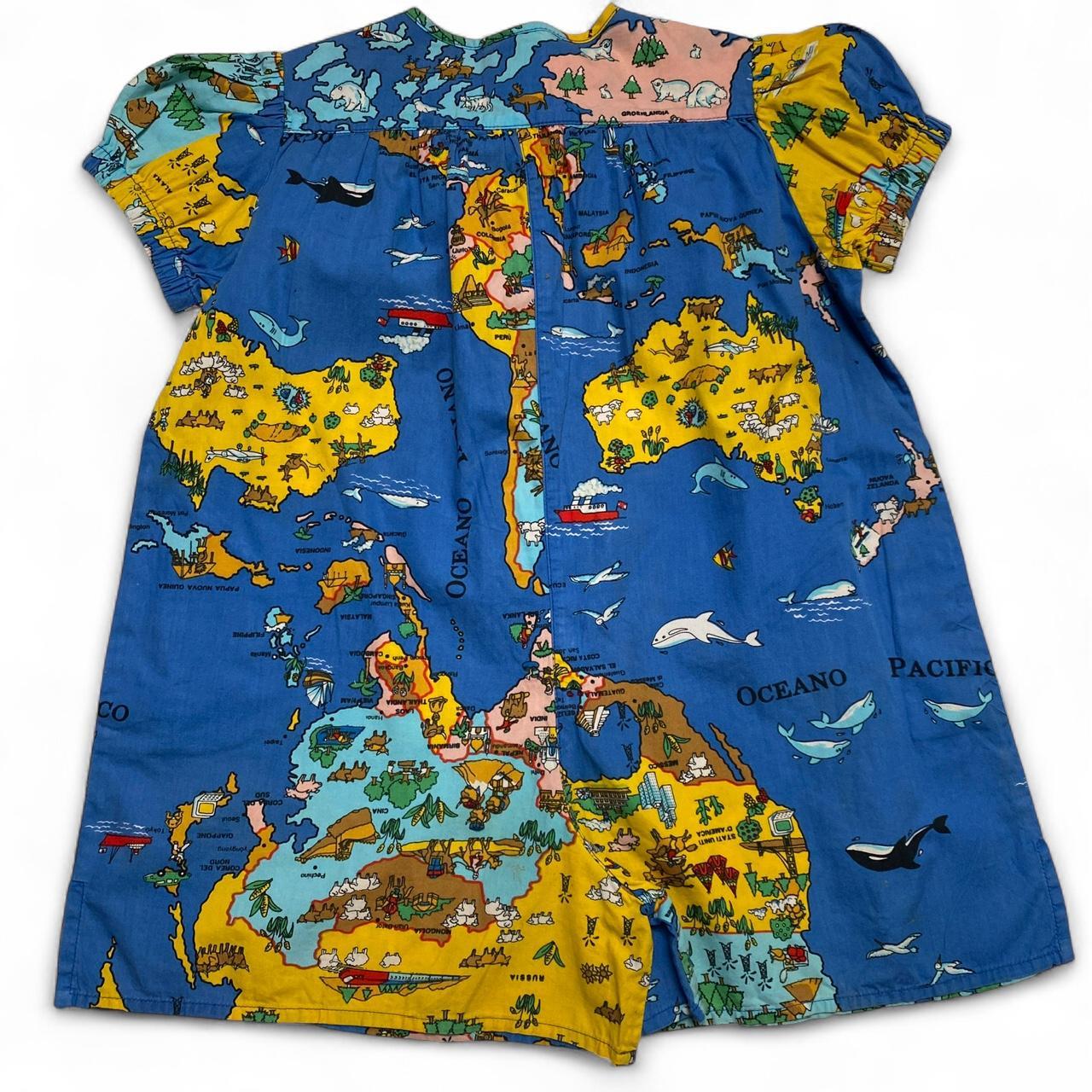 Moschino Bambino World Map Print Shorts Dress