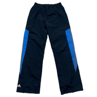 Adidas Vintage y2k Navy Blue and White Shell Trackpant Bottoms (XS)