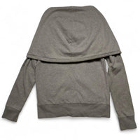 AllSaints Womens Big Hood Grey Hoodie