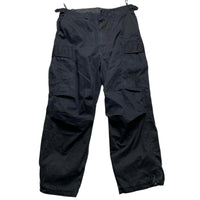 Maharishi Black Baggy Cargo Snopant Trousers (M)