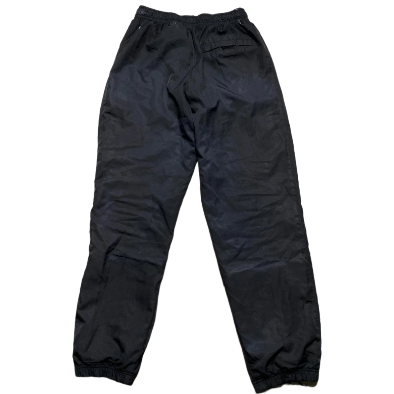 Nike Black and White Shell Trackpant Bottoms (M)