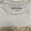 Fucking Awesome Bling Bussdown White and Gold T Shirt (XL)
