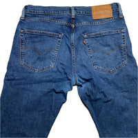 Levis 512 Navy Slim Straight Jeans (32W)