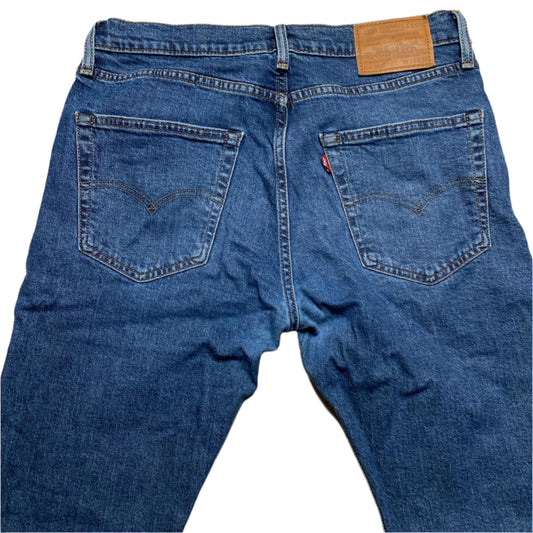 Levis 512 Navy Slim Straight Jeans (32W)