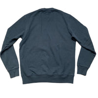 Dickies Navy and White Crewneck Jumper (M)