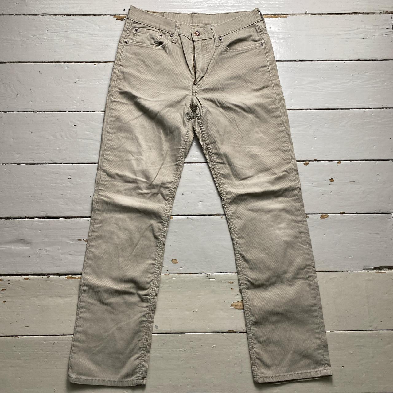 Levis 514 Khaki Beige Corduroy Jeans