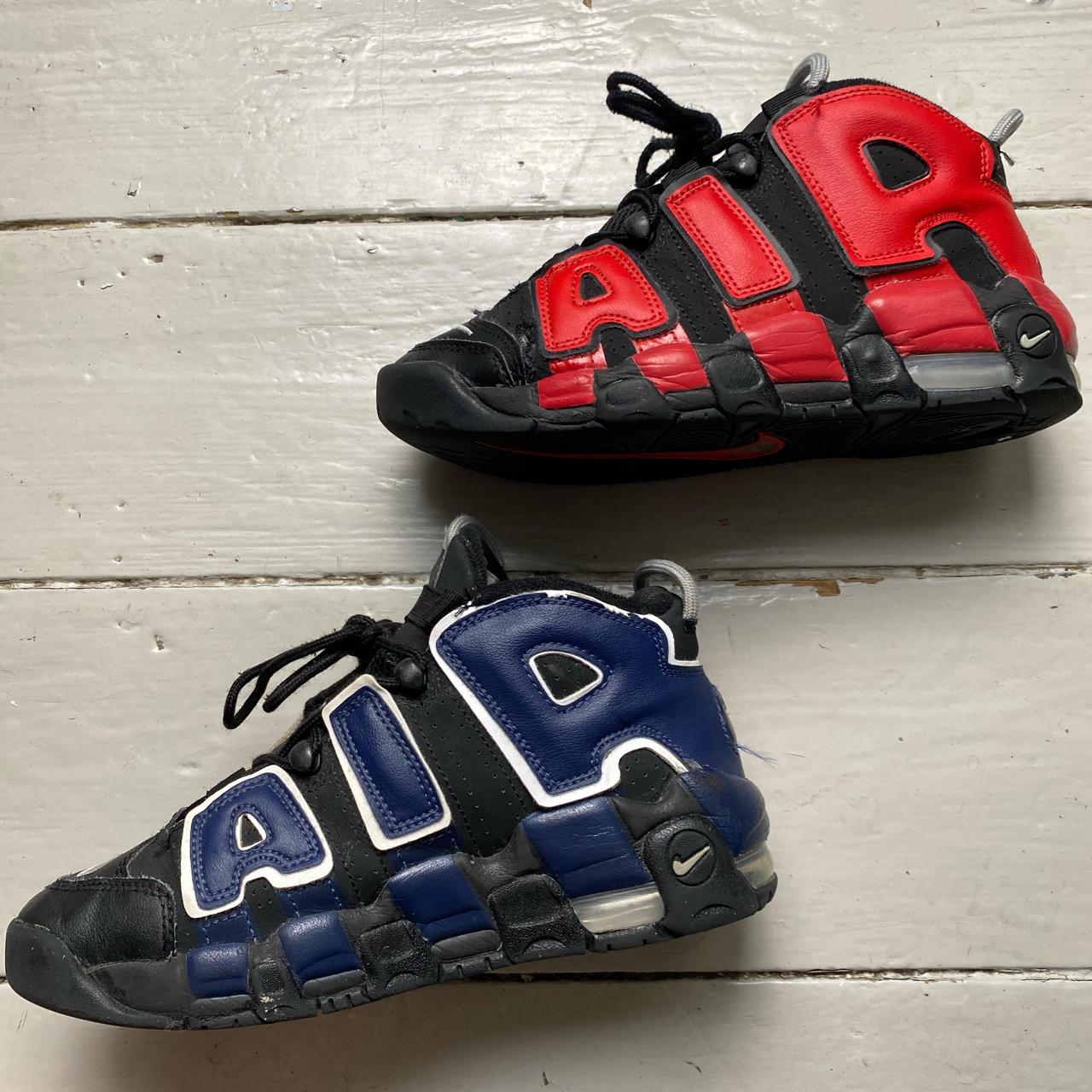 Nike Air Uptempo Black Navy and Red