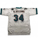Reebok Miami Dolphins Vintage R Williams 34 White NFL Jersey (XL)