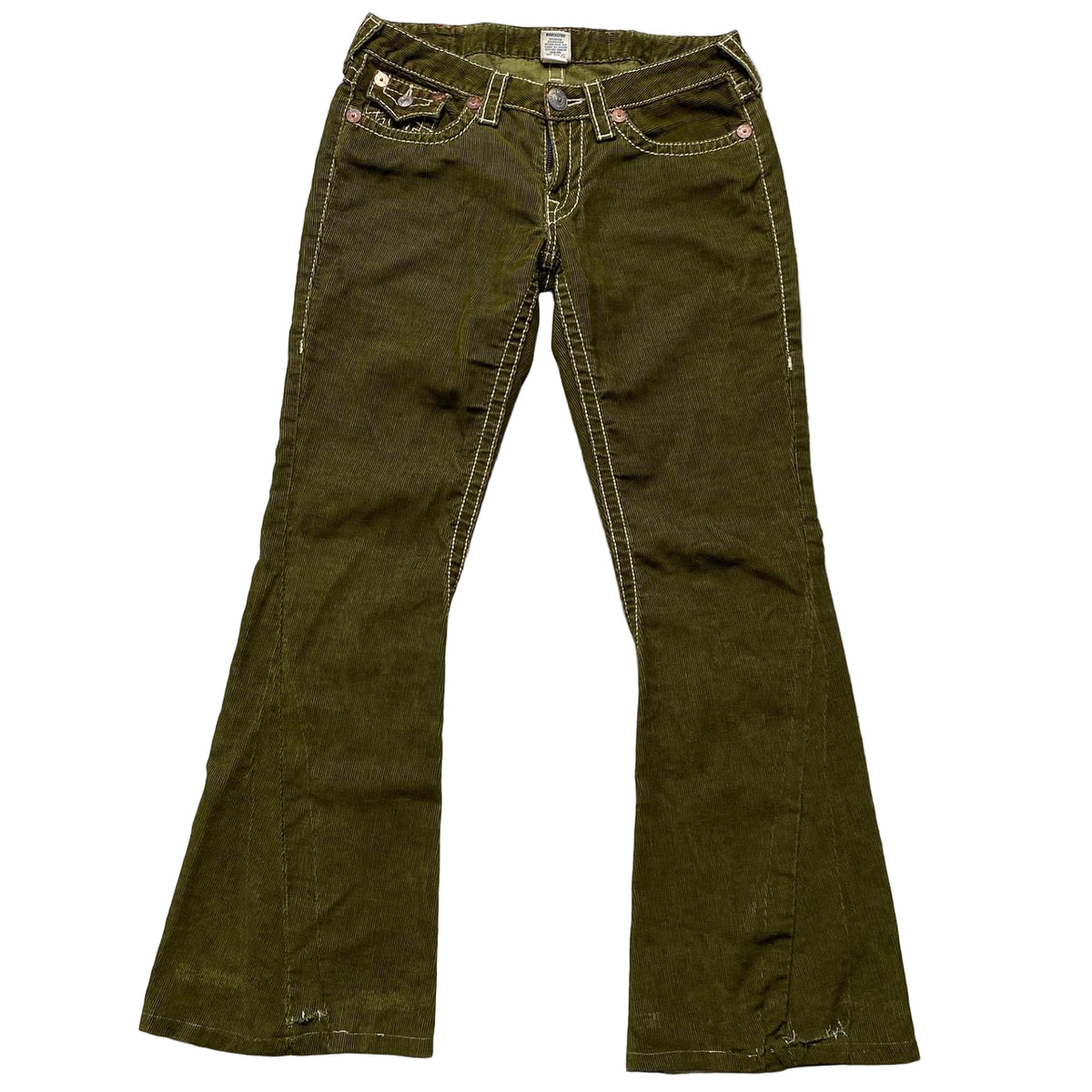 TRUE RELIGION ワイドパンツグリーン