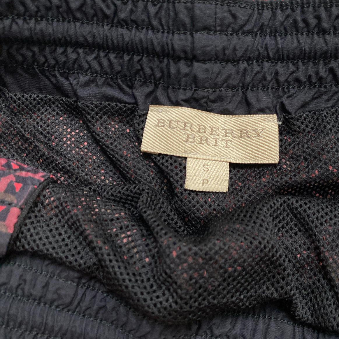 Burberry Brit Pink and Black Swimming Trunk Shorts (S)