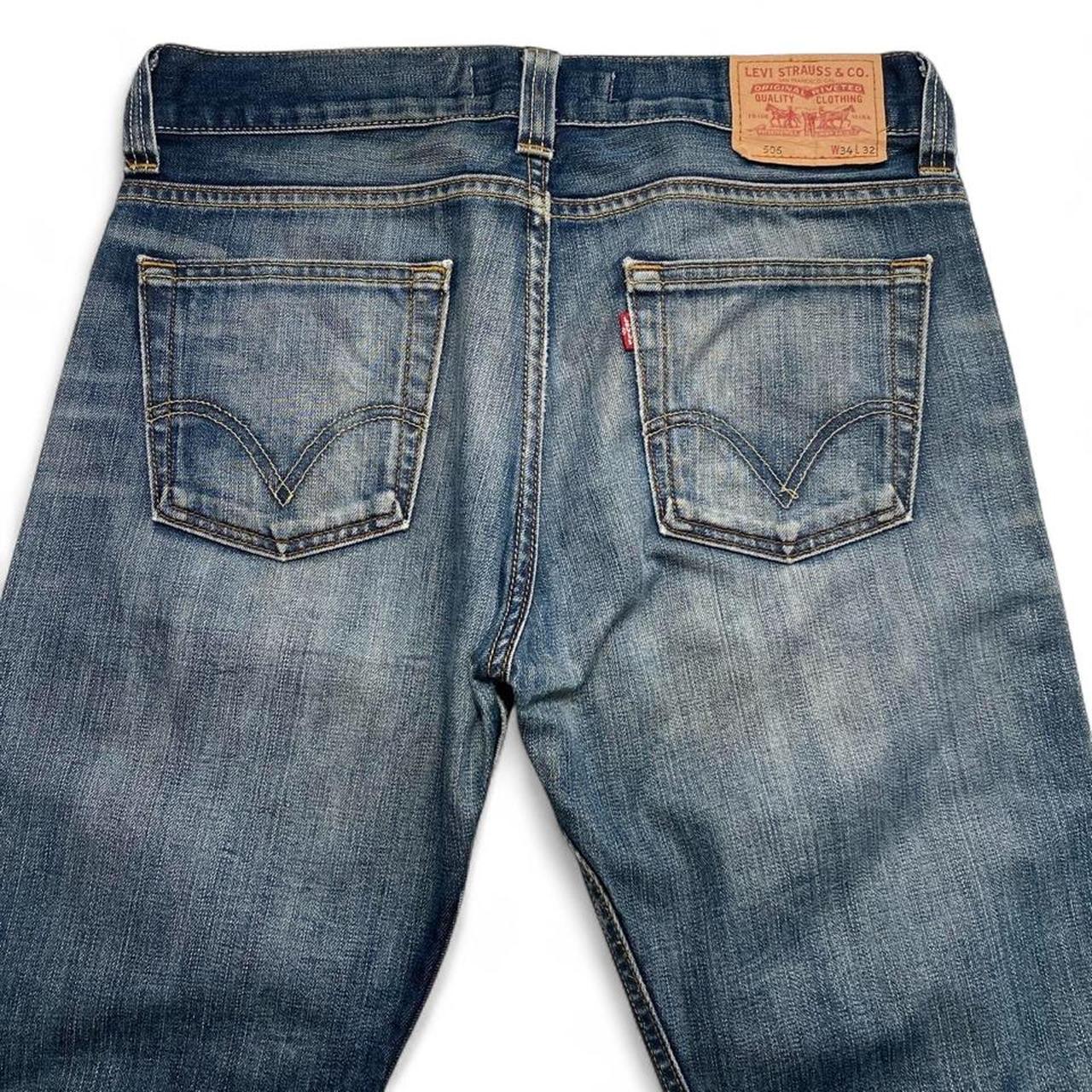 Levis 506 Distressed Baggy Jeans (34W)