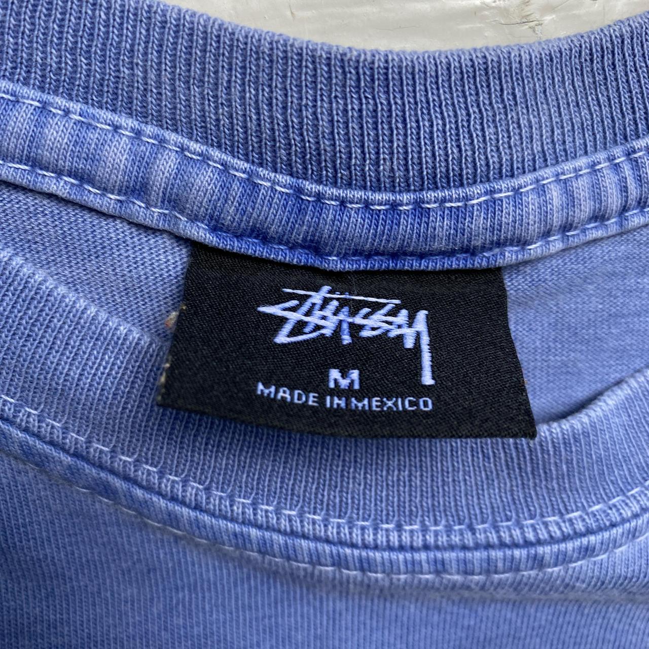 Stussy Blue Long Sleeve T Shirt