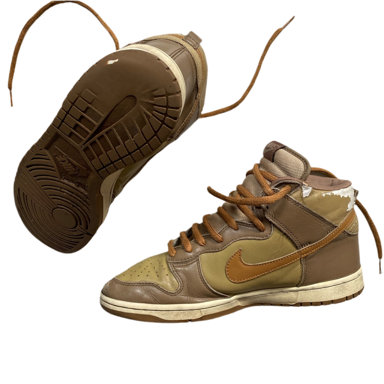 Nike Dunk Hi Vintage 2003 Maple Hay Taupe Brown (UK 10)