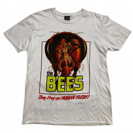 The Bees They Prey On Human Flesh Vintage White T-Shirt (L)