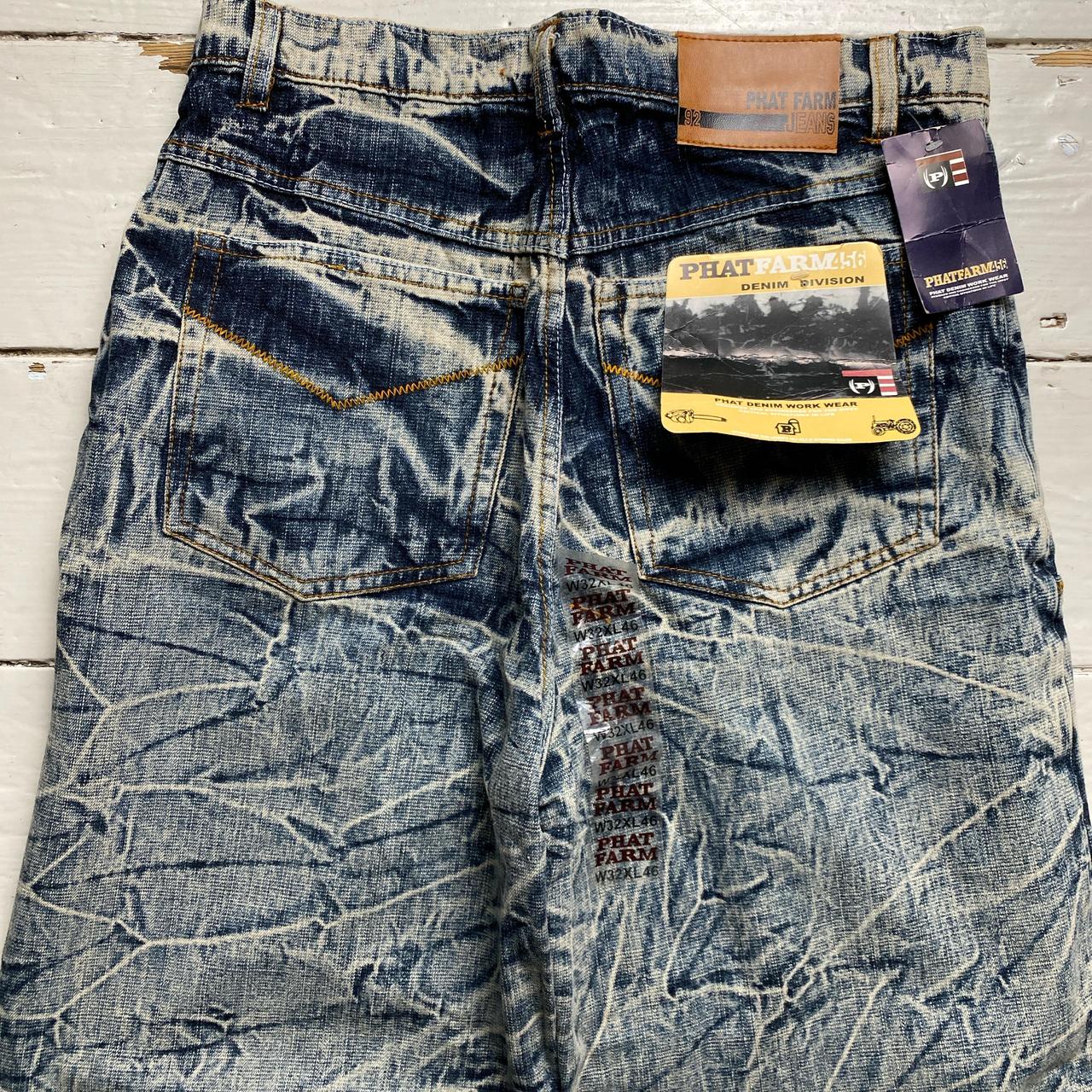 Phat Farm Vintage 90’s Baggy Stonewashed Jeans