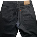 Levis 618 02 Baggy Vintage Orange Tab Black Jeans (38W)