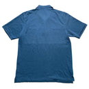 YSL Yves Saint Laurent Blue Two Tone and White Polo Shirt (L)