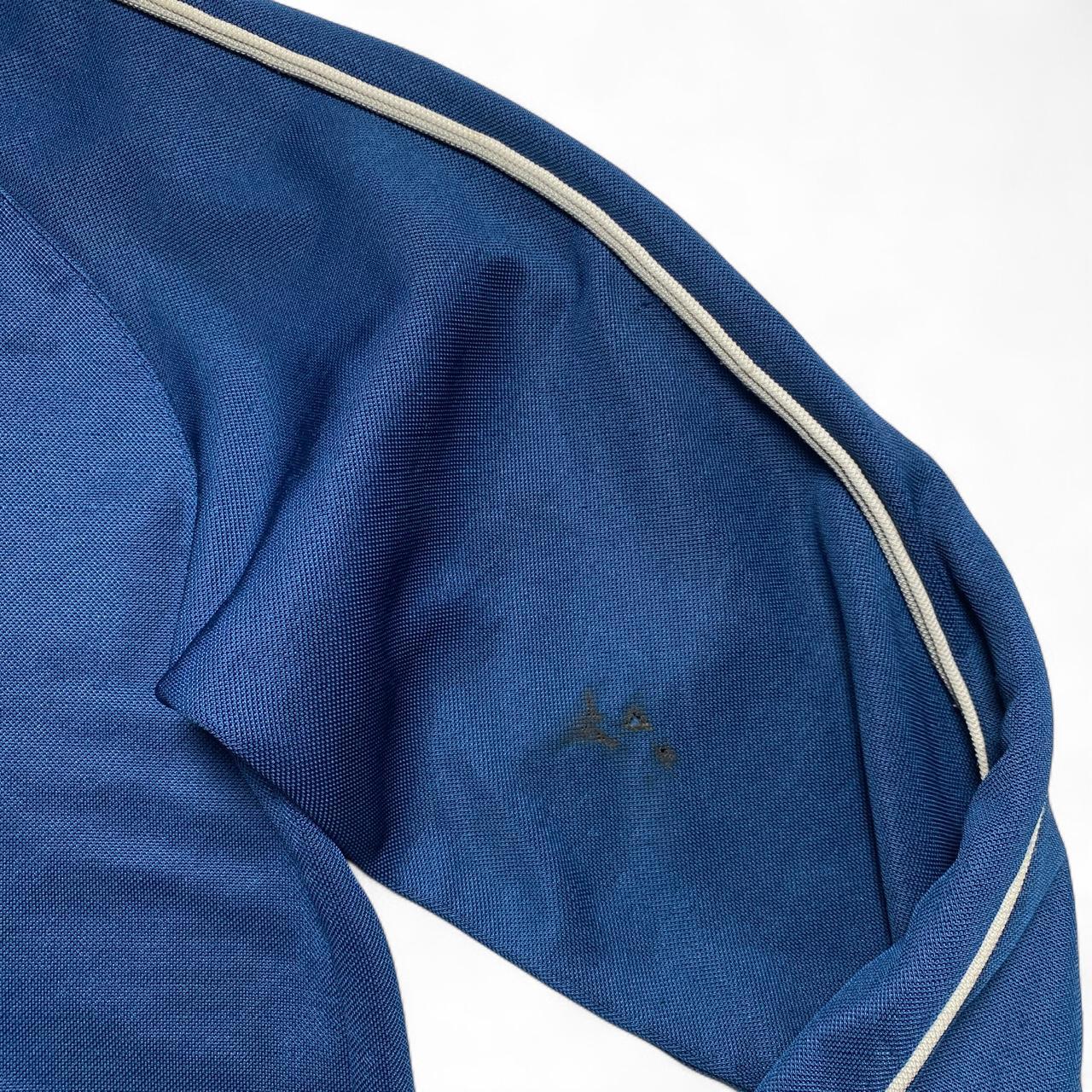 Nike Vintage Y2K Blue and White Tracksuit Jacket Hoodie