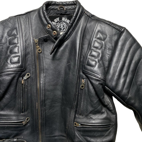 Baby Biker Leather Biker Motorcycle Jacket (S)