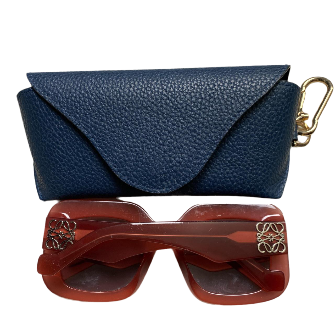 Loewe Light Burgundy Rose Pink Sunglasses