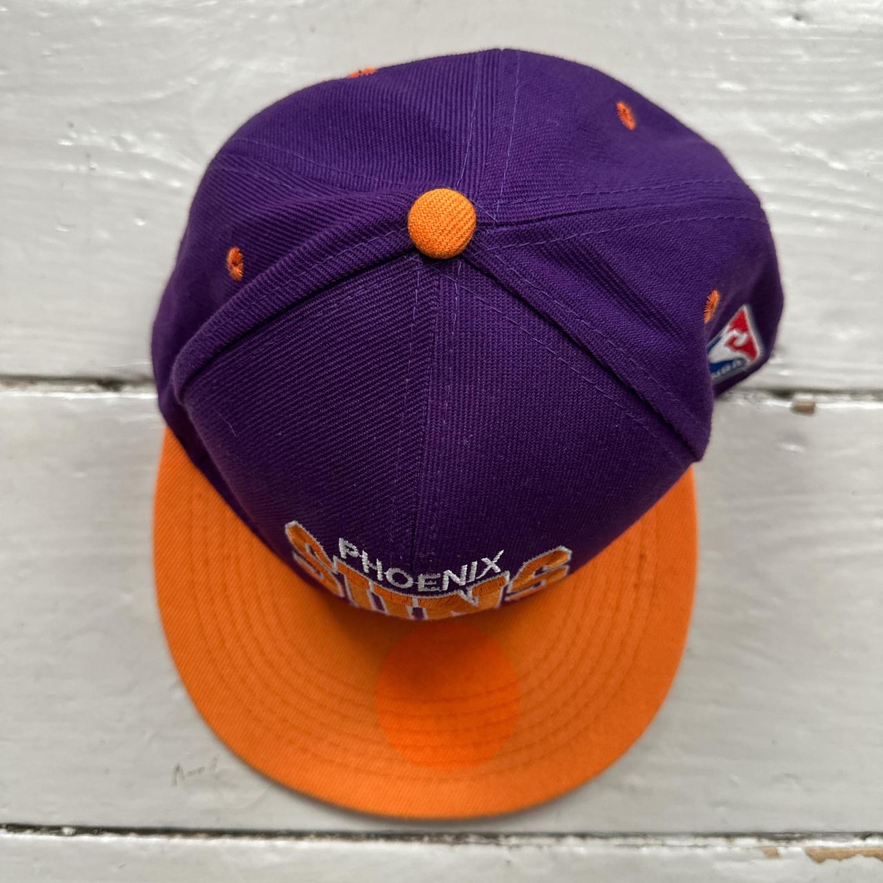 Phoenix Sund Purple and Orange Mitchell and Ness Snapback Cap