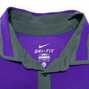 Nike Roger Federer ATP Finals 2012 Purple and Grey Polo Shirt (XL)