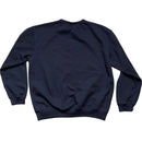 Reebok Navy and White Crewneck Jumper (M)