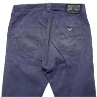 Armani Vintage Navy Trouser Jeans (34W)